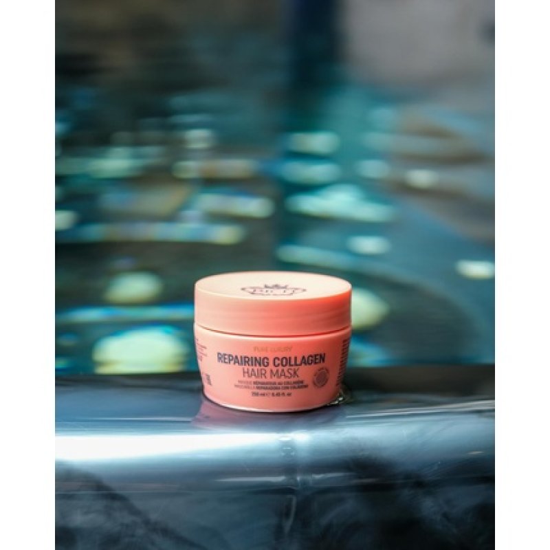 RICH Pure Luxury Repairing Collagen Hair Mask for Dry and Damaged Hair 8.45oz