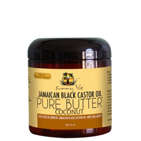 Sunny Isle Jamaican Black Castor Oil Pure Butter with Coconut Oil 4oz