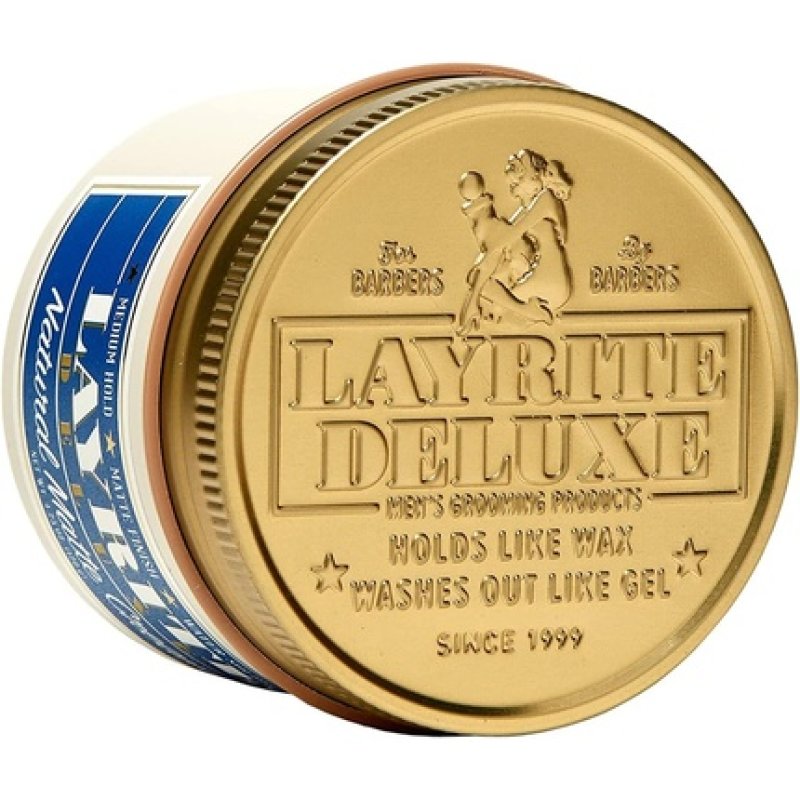 Layrite Natural Matte Cream 120g Medium Hold Water Soluble Matte Finish Mild Cream Soda