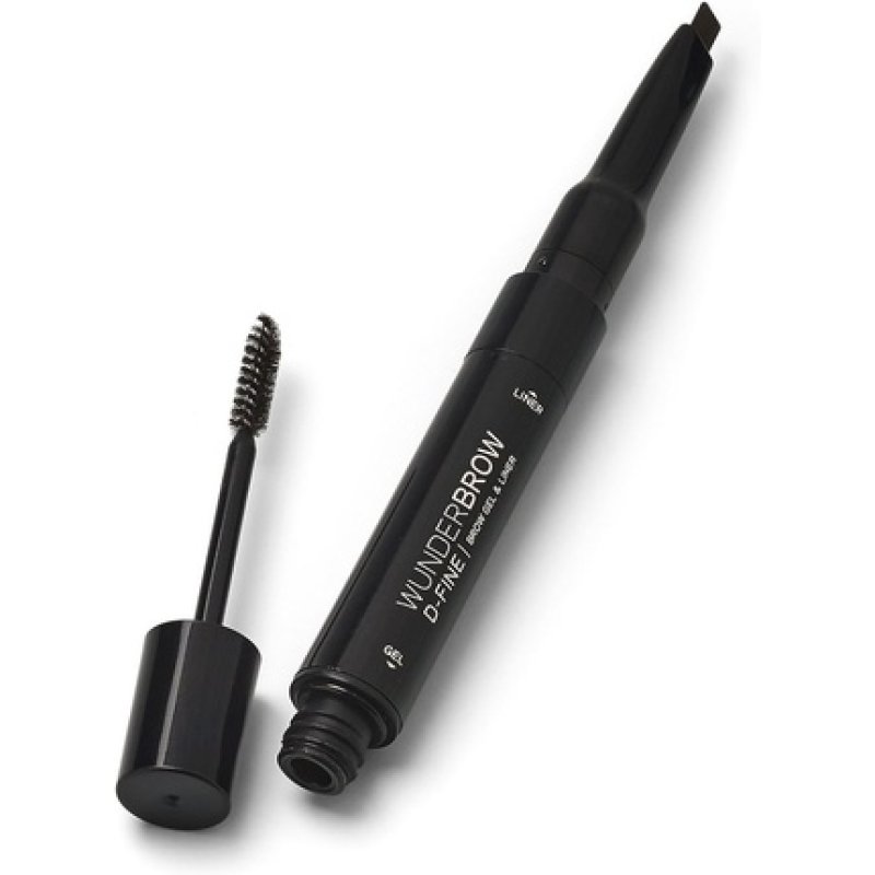 WUNDERBROW Eyebrow Makeup Black/Brown D-Fine Brow Pencil & Eyebrow Gel for Fuller Brows