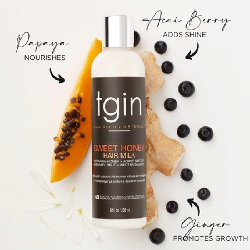 Tgin Sweet Honey Hair Milk 8 Oz