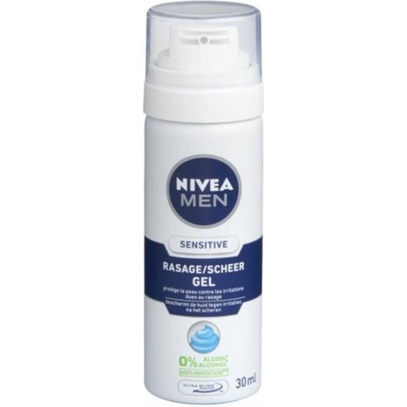 Nivea Men Shaving Gel Sensitive Mini 30ml