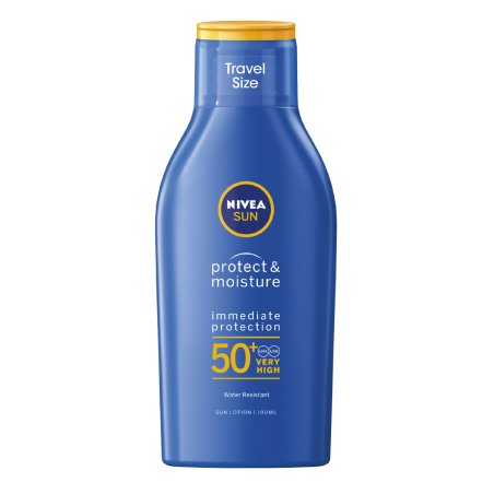 Nivea Sun Protect & Moisture SPF 50 Travel Size Sun Lotion 100ml