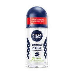 Nivea men Sensitive Protect Deo Roll-On Antiperspirant for Sensitive Skin 50ml