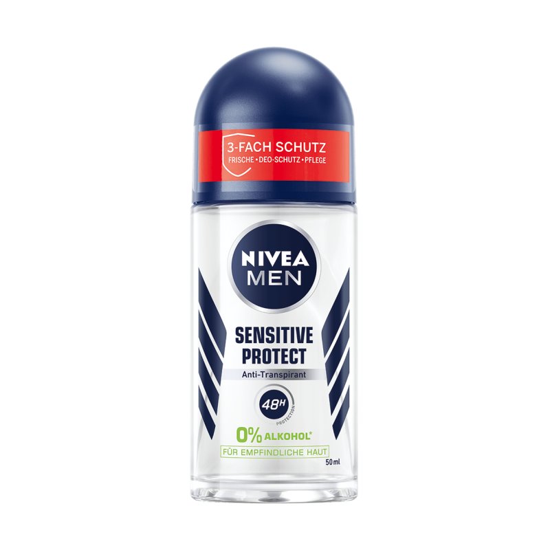 Nivea men Sensitive Protect Deo Roll-On Antiperspirant for Sensitive Skin 50ml
