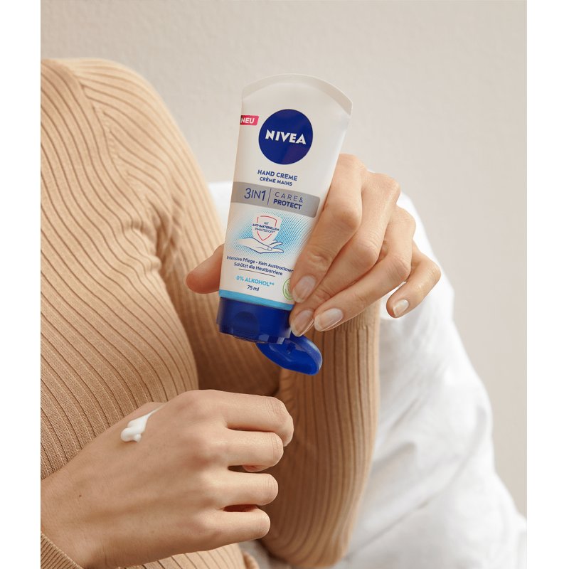 NIVEA 3 in1 Care & Protect Crème 75 ml Unisexe