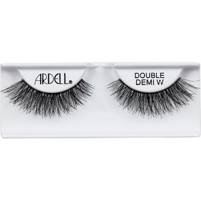ARDELL Double Up Demi Wispies Real Hair False Eyelashes - Lightweight, Flexible, and Reusable