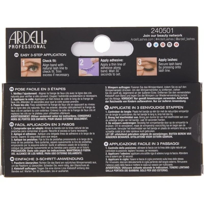 ARDELL Faux Mink 810 False Eyelashes Black 25g