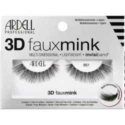 ARDELL Professional 3D Faux Mink 861 Synthetic Vegan Black Eyelashes