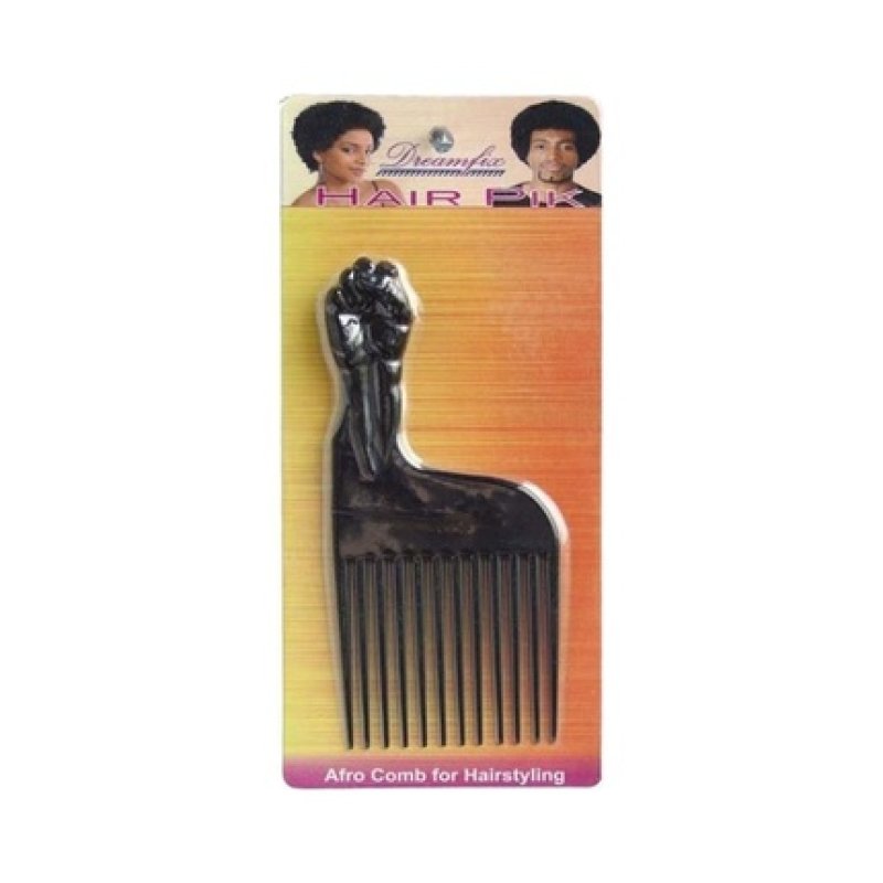 Dreamfix Afro Comb Fist Pick Plastic For Hairstyling