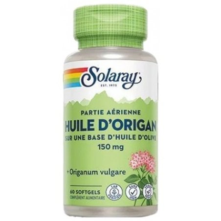 Solaray Oregano Oil Food Supplement 60 Capsules