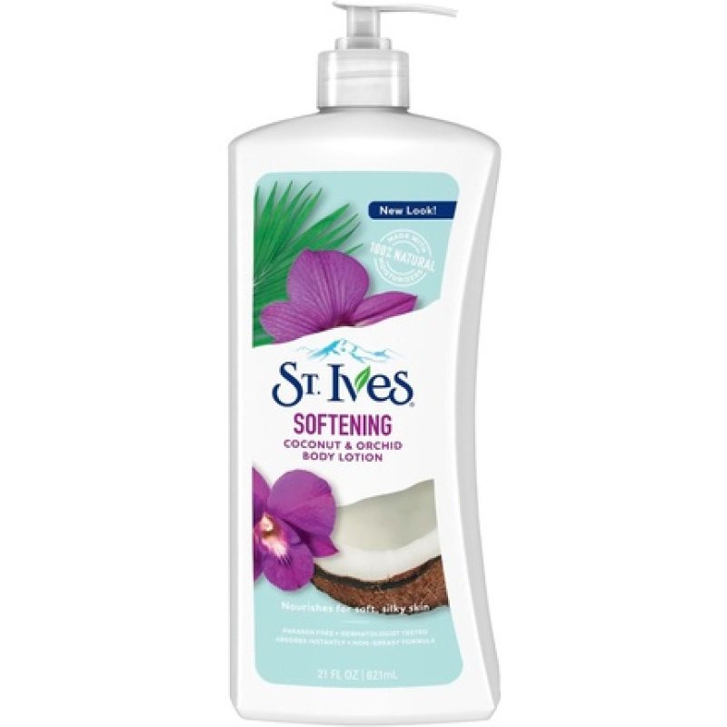 St. Ives Softening Hand & Body Lotion Moisturizer for Dry Skin Coconut & Orchid