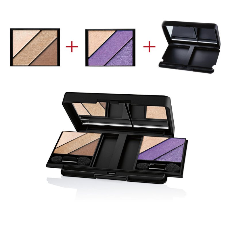Elizabeth Arden Eye Shadow Trio Palette étui compact pour maquillage Noir