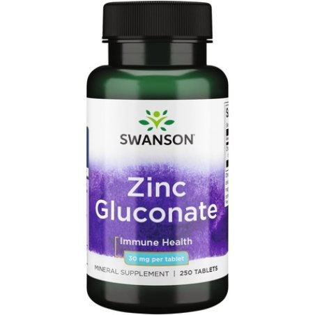 Swanson Zinc Gluconate Mineral Supplement Promoting Prostate Health and Vision