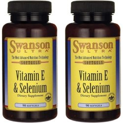 Swanson Vitamin E & Selenium 90 Softgels