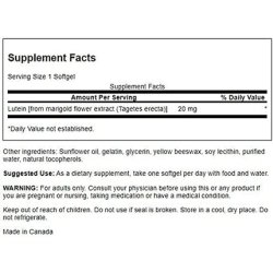 Lutein 20mg Softgels 60 Count