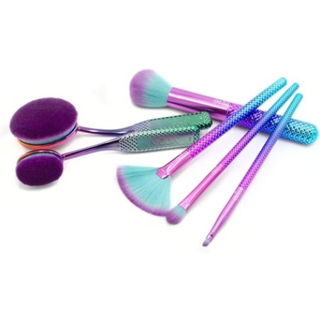 Moda Royal & Langnickel Full Size Prismatic Deluxe Gift 6pc Makeup Brush Set