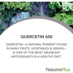 Natures Plus Pro Quercetin 600mg - 60 Tablets - Non-GMO, Vegan & Gluten Free