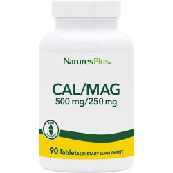 NaturesPlus Cal/Mag Vegetarian Tablets - 500mg Calcium & 250mg Magnesium