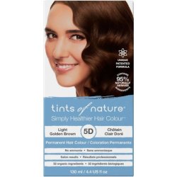 Tints of Nature 5D Light Golden Brown Permanent Hair Dye 130ml