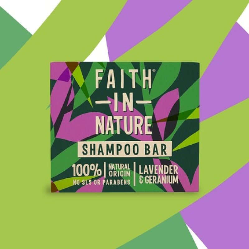 Faith In Nature Natural Lavender & Geranium Nourishing Hair Soap 85g