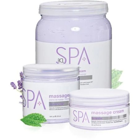 BCL Spa Lavender Mint Massage Cream 16oz