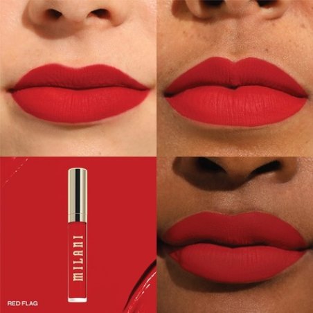 Milani Stay Put Longwear Liquid Lipstick Red Flag