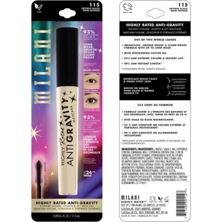 Milani Highly Rated Anti-Gravity Mascara 11.5ml