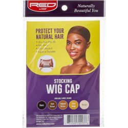 Red by Kiss Stocking Wig Cap 2 Pieces
