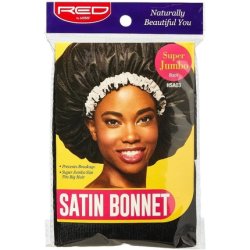 Red Satin Bonnet Super Jumbo