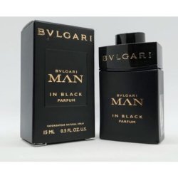 Bvlgari Man In Black Luxury Parfum Miniature 15ml Spray New 2024