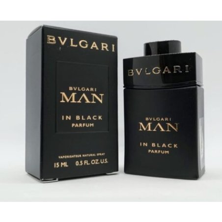 Bvlgari Man In Black Luxury Parfum Miniature 15ml Spray New 2024