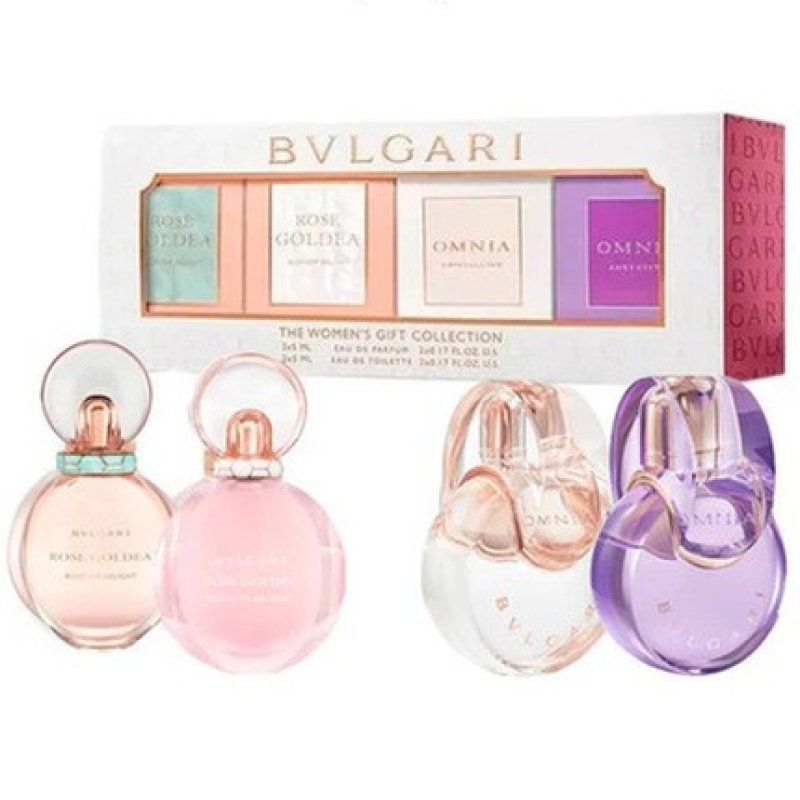 Bulgari Coffret Set: Rose Goldea Blossom Delight Eau De Parfum Eau De Toilette Omnia Crystalline Eau De Toilette 