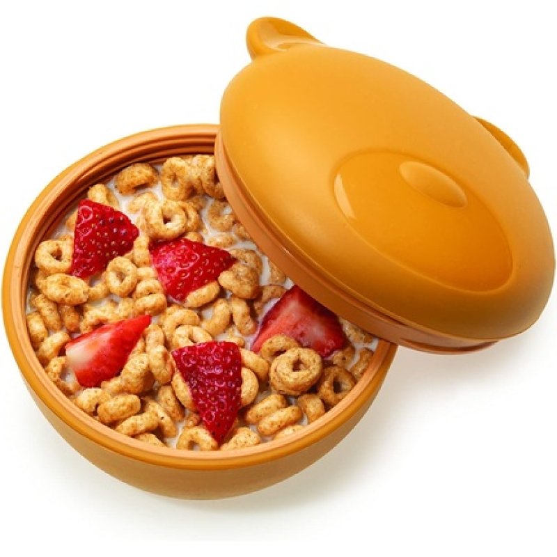 Melii Silicone Animal Bowls with Lid - Food Storage Container Bear