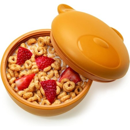 Melii Silicone Animal Bowls with Lid - Food Storage Container Bear