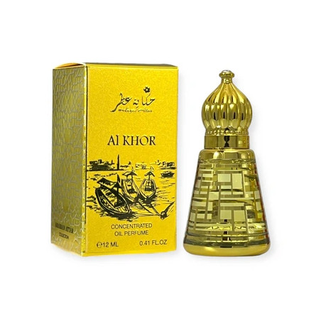 Hekayat Attar Perfume Oil Concentrate Al Khor, Unisex, 12 Ml