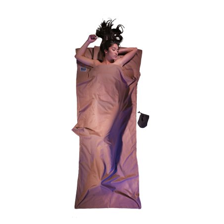 Cocoon TravelSheet Sac de couchage rectangulaire Coton Kaki