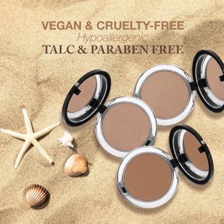 Bellapierre Compact Mineral Bronzer Beautifully Warms Enhances Skin Tone Infused with Calming Jojoba Non-Toxic Paraben