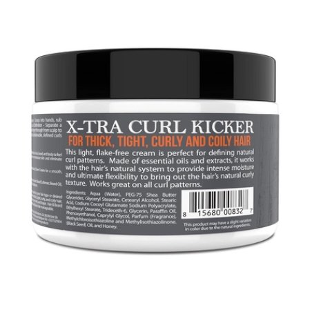 Uncle Jimmy X-Tra Curl Kicker for Thick, Frizzy, Wavy, Tight, Curly, and Coily Hair