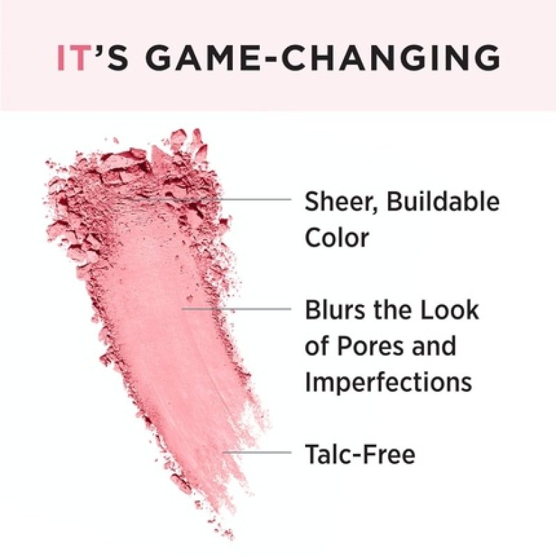 IT Cosmetics Bye Bye Pores Blush Sheer Buildable Color with Silk Hydrolyzed Collagen Peptides Antioxidants 0.192 oz Je