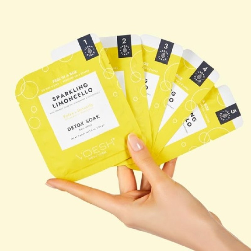 Voesh Pedi In A Box 5 Step O2 Fizz Sparkling Limoncello