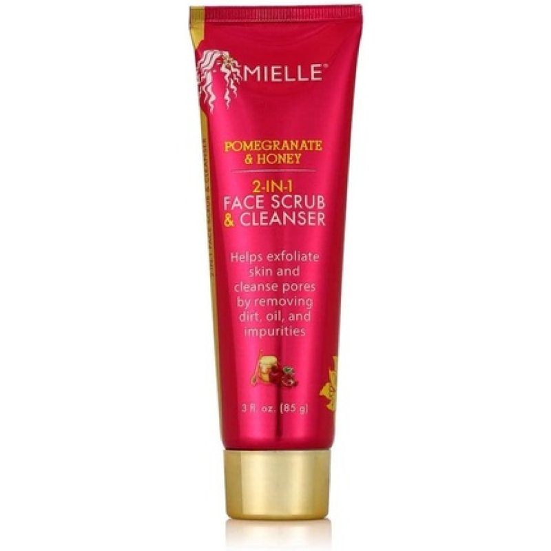Mielle Organics Pomegranate & Honey 2-In-1 Face Scrub & Cleanser 2oz