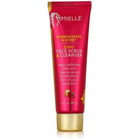Mielle Organics Pomegranate & Honey 2-In-1 Face Scrub & Cleanser 2oz