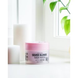 RICH Pure Luxury Silver Blonde Hair Mask Purple Hair Treatment for Blonde Platinum Bleached Silver Gray Ash Brassy Hair