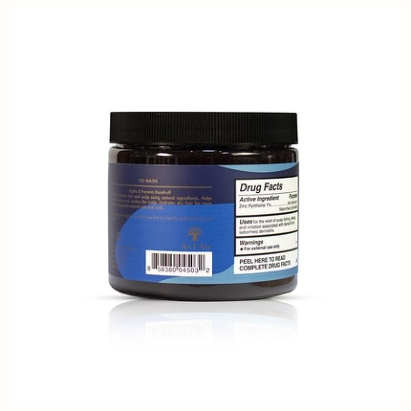As I Am Dry & Itchy Scalp Care Cowash 16 ounce - Enriched with Zinc Pyrithione, Olive Oil, and Tea Tree Oil - Fights