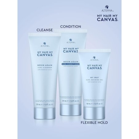 My Hair. My Canvas. Begin Again Vegan Curl Enhancing Conditioner for Curly, Wavy, and Coily Hair 6.8 Ounce