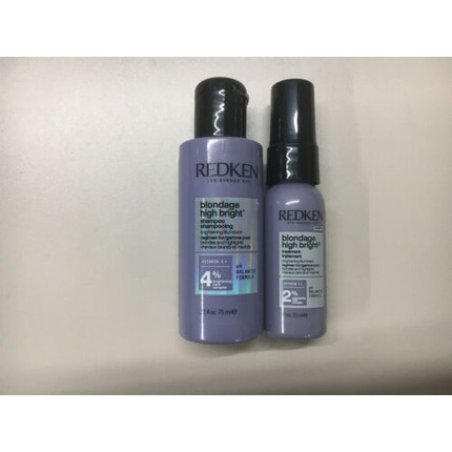 Redken Travel Set New Blondage High Bright Shampoo 75ml Treatment 30ml