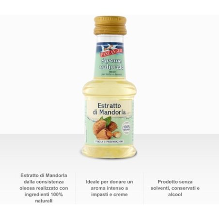 Paneangeli 100% Natural Almond Extract - Ideal Food Flavor