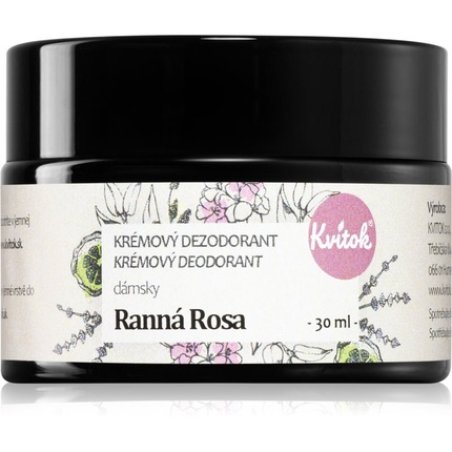 Kvitok Morning Dew Ranni Rosa Deodorant Cream 30 ml - for Sensitive Skin
