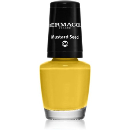 Dermacol Nail Polish Mini 06 Mustard Seed Autumn Limited Edition 5ml W